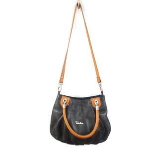 Valentina Crossbody Bag - Black/ Cognac